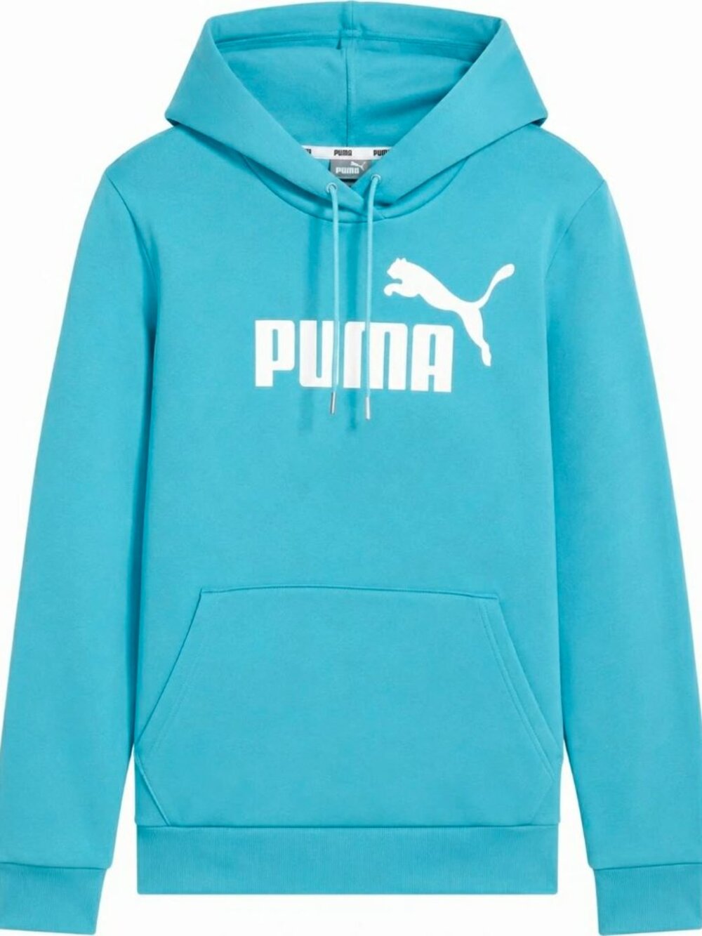 NWT PUMA Women's Essential Logo Hoodie Blue 3X